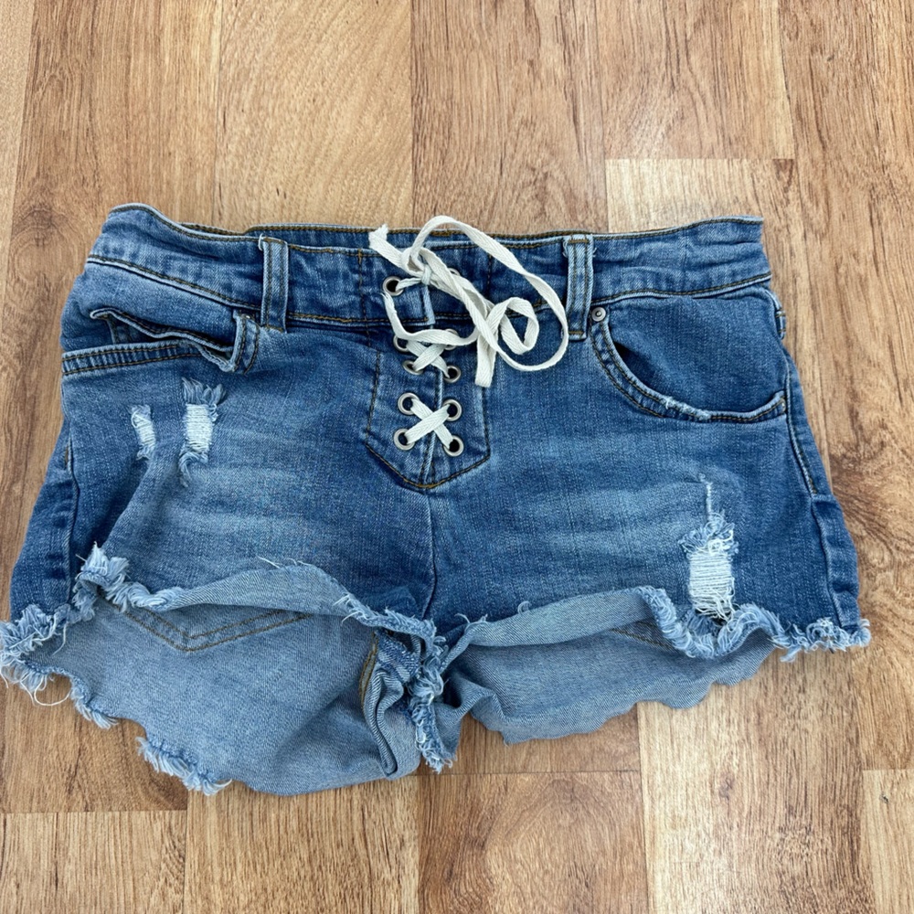 Billabong Blue Jean Shorts, Size 24 Waist